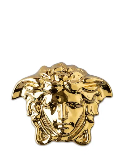 Versace Medusa Head-design Trinket Box In Gold