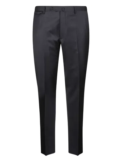 Tagliatore Trousers With Side Pockets And Belt Loops In Gray