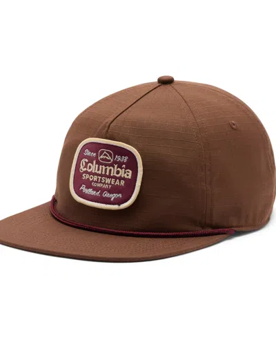 Columbia Men's Ratchet Strap Snap Back Hat In Brown