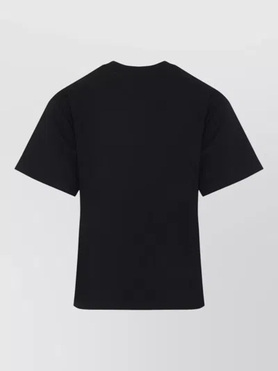 Celine Casual Crew Neck Short Sleeve T-shirt In Black
