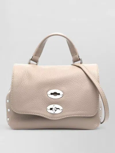 Zanellato Postina Daily Baby Leather Handbag In White