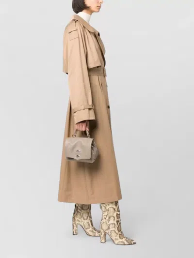 Zanellato Postina Daily Baby Leather Handbag In White