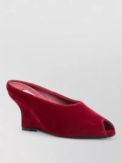 Totême 90mm Peep Toe Heeled Sandals In Multi