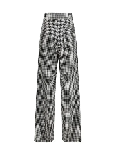 Fiorucci Belt-loops Trousers In Gray