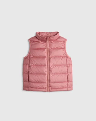 Quince Lightweight Down Puffer Vest In Pink