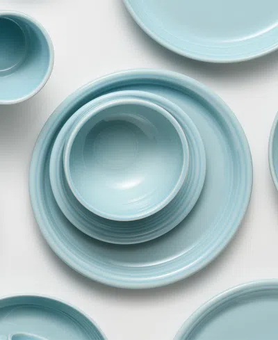 Fiesta Bistro Coupe 3-piece Place Setting, Service For 1 In Blue