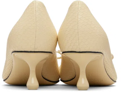 Jimmy Choo Off-white Scarlett 50 Heels In Multi