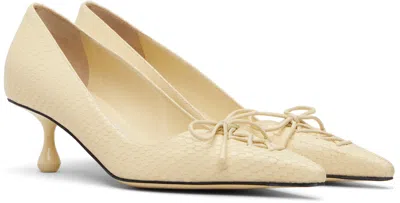 Jimmy Choo Off-white Scarlett 50 Heels In Multi