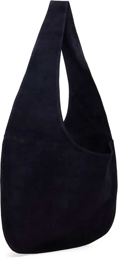 Maryam Nassir Zadeh Navy Lara Stones Tote