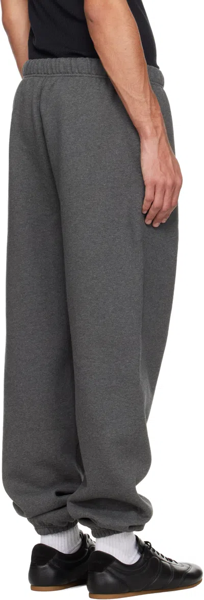 Essentials Gray Holiday Classic Sweatpants In Gray