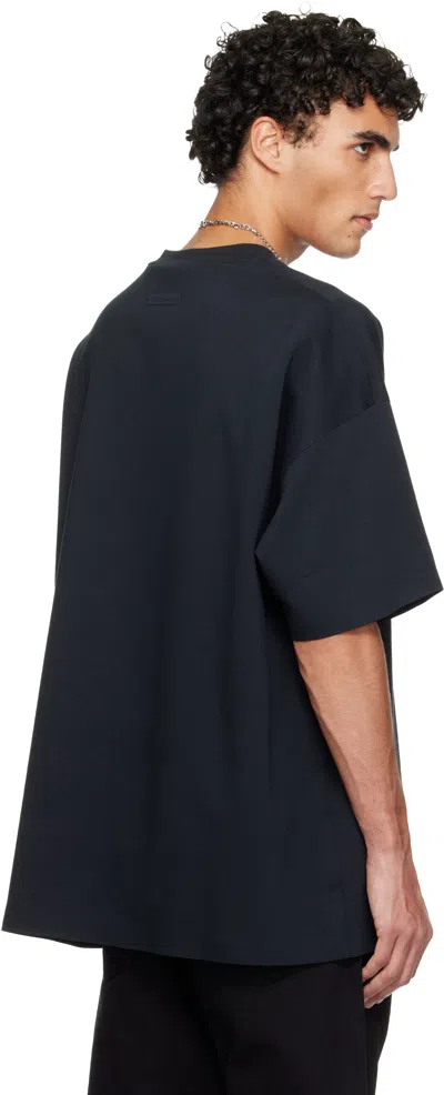 Essentials Black Holiday Ponte 90s T-shirt In Multi
