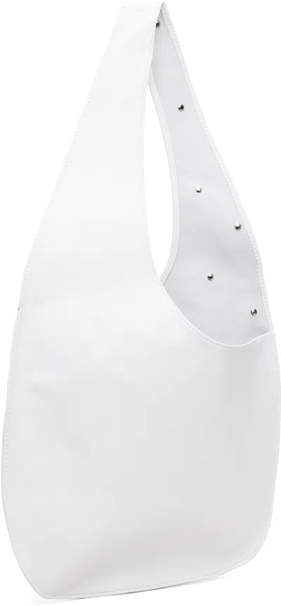 Maryam Nassir Zadeh White Lara Multi Stud Tote