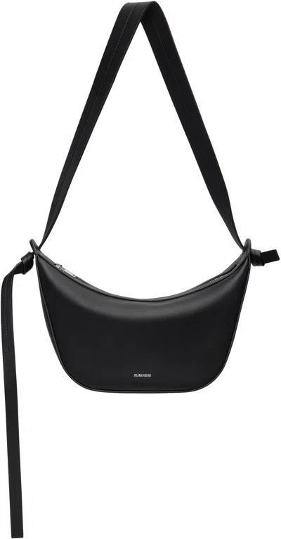 Jil Sander Black Knot Small Bag In Black