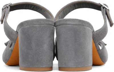 Maryam Nassir Zadeh Gray Una Heeled Sandals In Gray