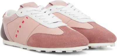 Marni Leather Sneaker In Multi