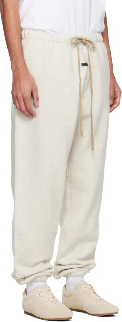 Essentials Gray Holiday Classic Sweatpants In Multi