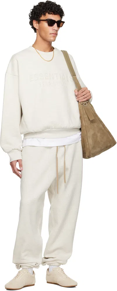 Essentials Gray Holiday Classic Sweatpants In Multi