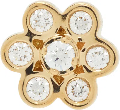 Sophie Bille Brahe Petite Lily Fleur Single Earring In Gold