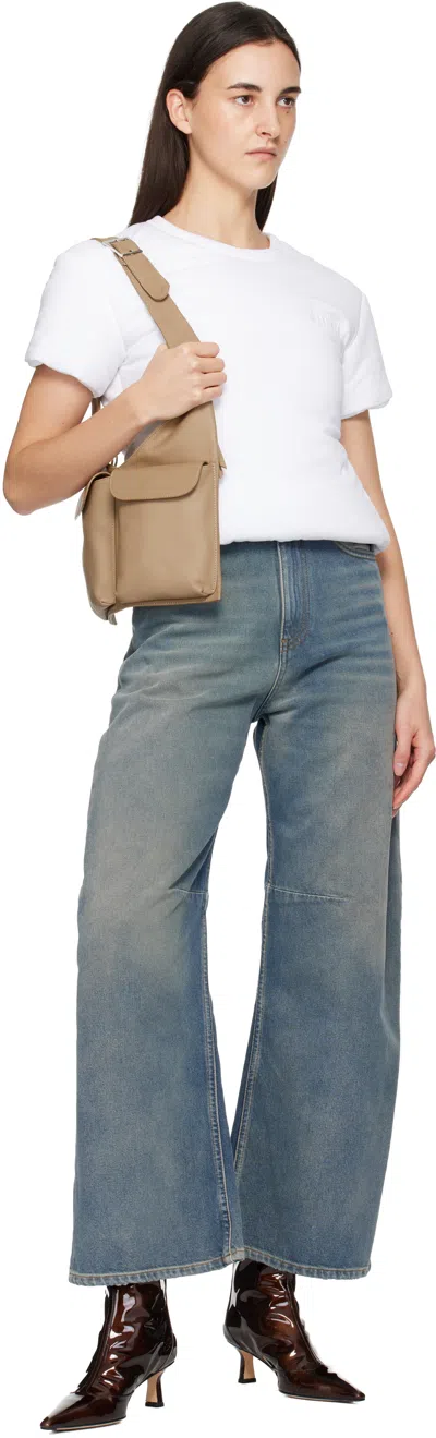 Maryam Nassir Zadeh Beige Julian Bag