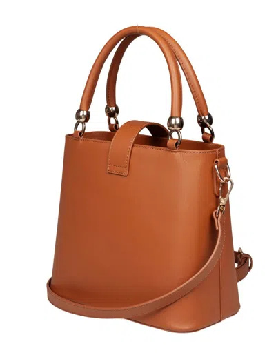 Marco Castelli Leather Handbag In Pattern