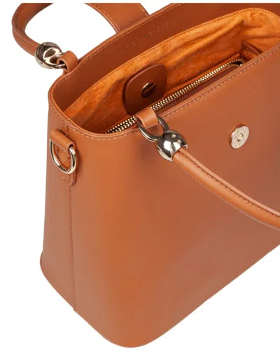 Marco Castelli Leather Handbag In Pattern