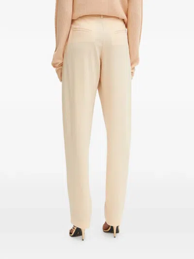 Patrizia Pepe Belted Trousers In Brown