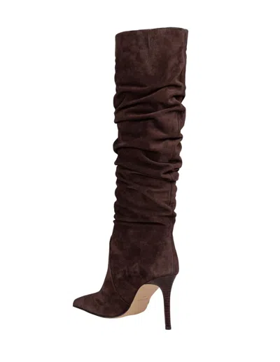 Michael Kors Suede Boot In Brown