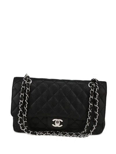 Pre-owned Chanel 2008 Timeless Classic Quilted Cross-body Bag In Black