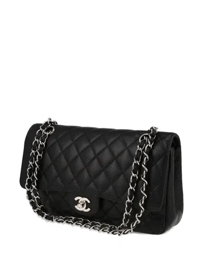 Pre-owned Chanel 2008 Timeless Classic Quilted Cross-body Bag In Black