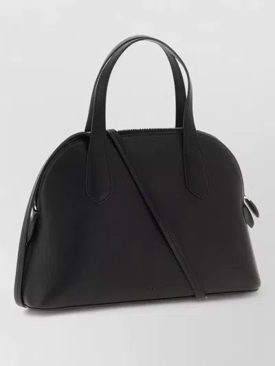The Row Medium Ingrid Shoulder Bag With Top Handles In Black