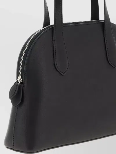 The Row Medium Ingrid Shoulder Bag With Top Handles In Black