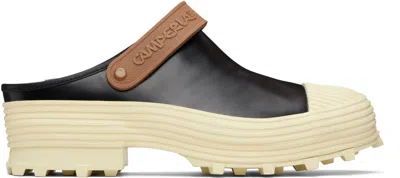 Camperlab Black & White Traktori Sneakers In Black