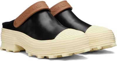 Camperlab Black & White Traktori Sneakers In Black