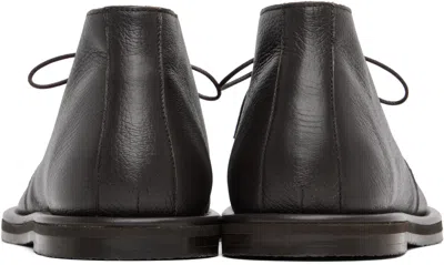Studio Nicholson Woodrow Leather Desert Boots In Brown
