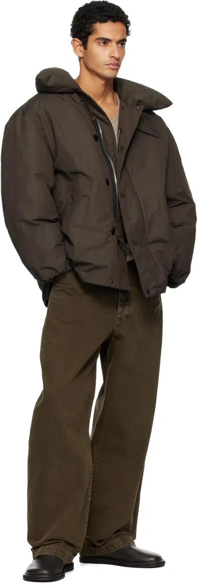 Studio Nicholson Woodrow Leather Desert Boots In Brown