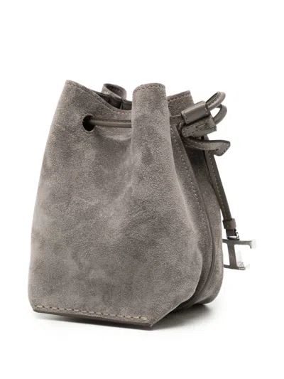 Tod's Mini Suede Bucket Bag In Brown