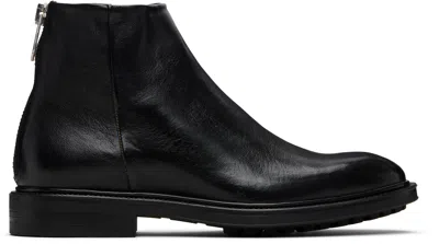 Paul Smith Black Leather Nik Boots In Black