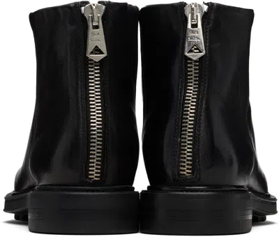 Paul Smith Black Leather Nik Boots In Black