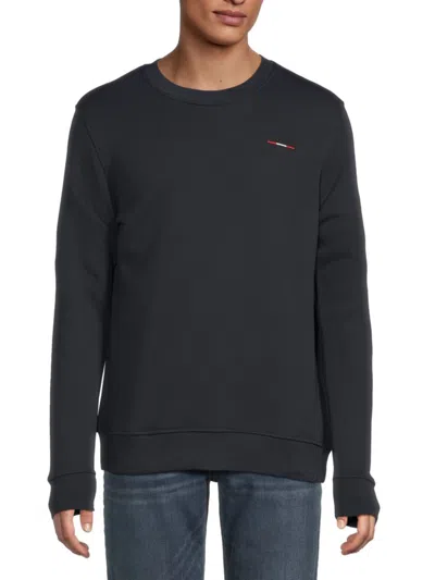 Bally Men's Logo Cotton Sweatshirt In Blue