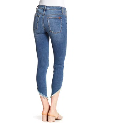 Joe's Icon Frayed Hem Ankle Skinny Jeans In Blue