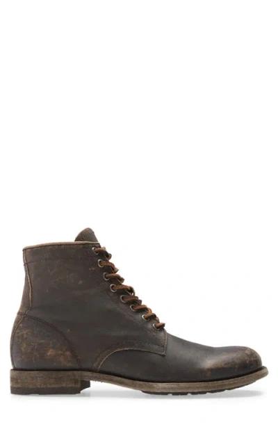 Frye Tyler Plain Toe Boot In Black