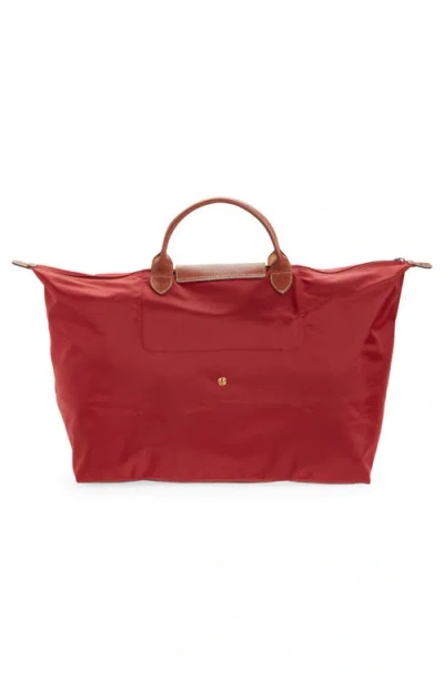 Longchamp Large Le Pliage Original Travel Bag In Red