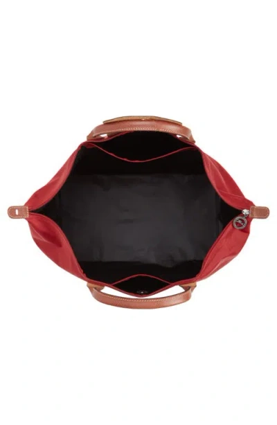 Longchamp Large Le Pliage Original Travel Bag In Red
