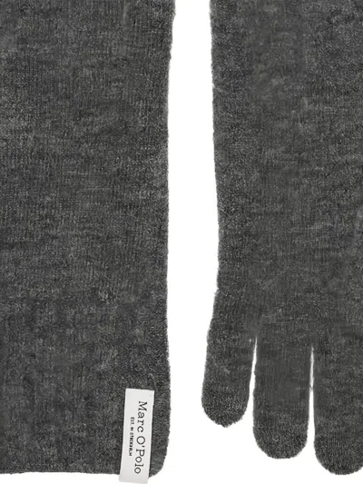 Marc O'polo Knitted Gloves In Gray