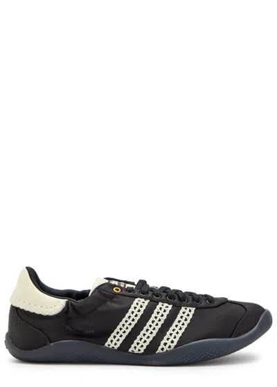 Adidas Originals Adidas X Wales Bonner X Wales Bonner Karintha Satin Sneakers In Black