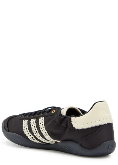 Adidas Originals Adidas X Wales Bonner X Wales Bonner Karintha Satin Sneakers In Black