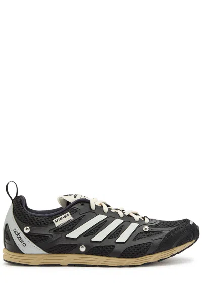 Adidas X Song For The Mute X Sftm Adizero Panelled Mesh Sneakers In Black