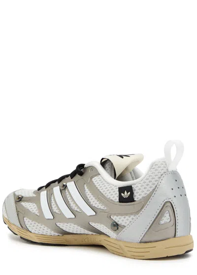 Adidas X Song For The Mute X Sftm Adizero Panelled Mesh Sneakers In Neutral