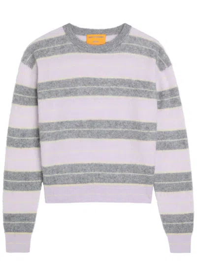 Guest In Residence Cashmere Sweater With Striped Pattern In Multi