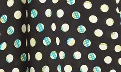 Pleione Faux Wrap Blouse In Multi